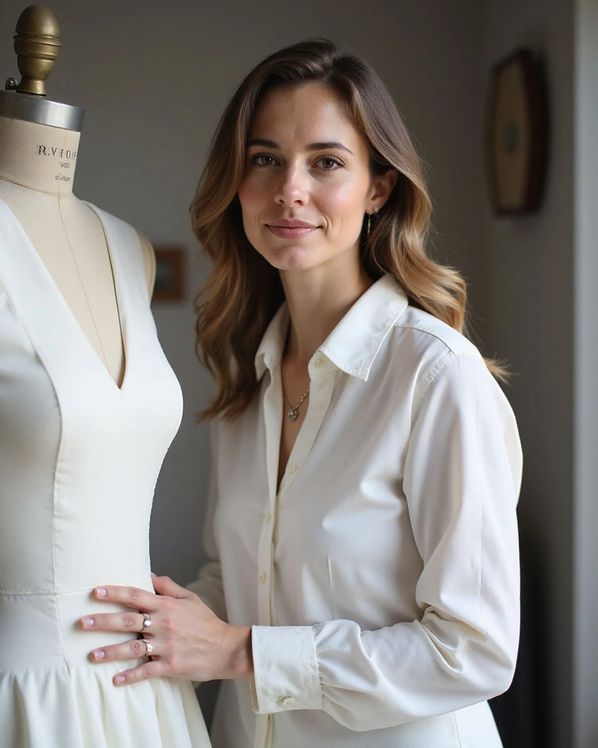 Portrait of Maria Finch, head of women's tailoring and bridal